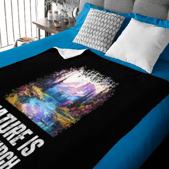 Nature Is My Church Baby Blankets