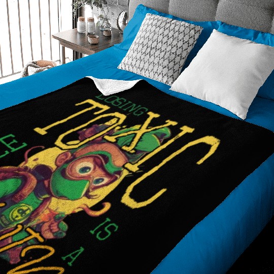 losing toxic people is a win Baby Blankets