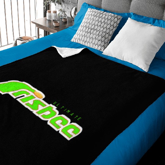 ultimate frisbee green Baby Blankets