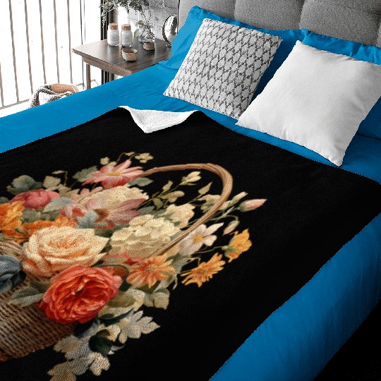 Wild Flowers Baby Blankets Design - Funny gift