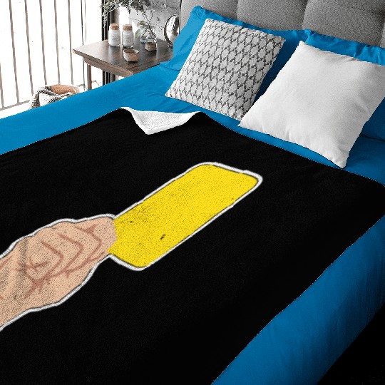 Yellow Card Referee Sports Fan Futball Yellow Card Baby Blankets