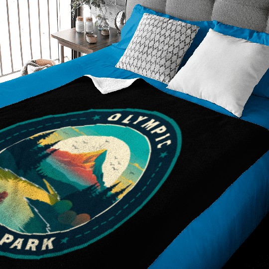 Olympic National Park Baby Blankets