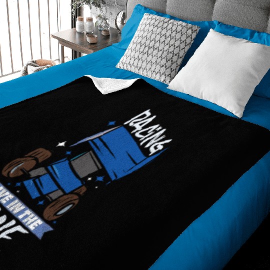 Sprint Car Mom Dirt Track Racing Racing Race Day Baby Blankets