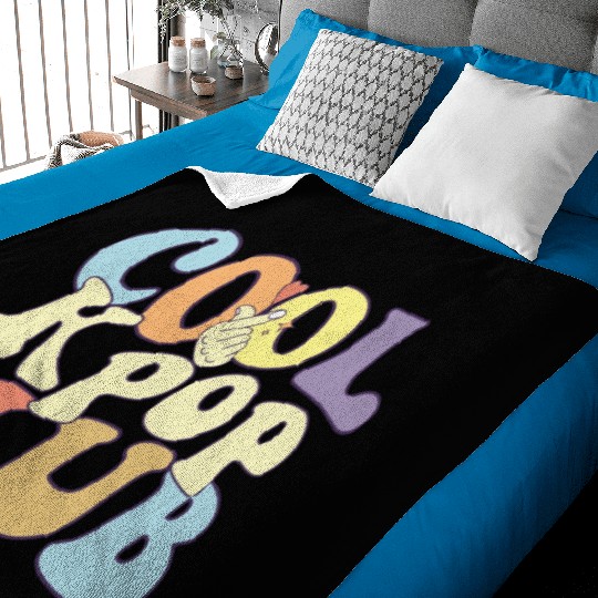 Cool Kpop Club Saranghae K-Pop Squad Korean Fan Baby Blankets