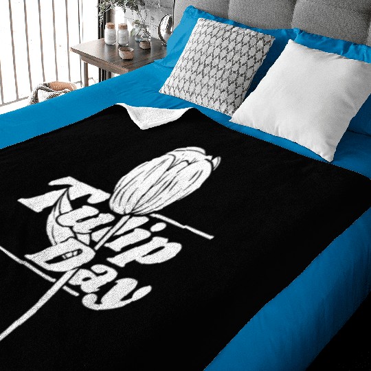 Tulip Gardening Tulips Baby Blankets
