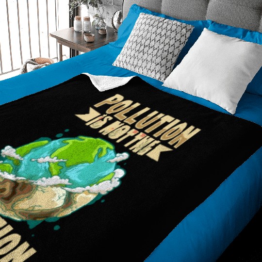 Climate Change Environmental Earth Day Planet Baby Blankets
