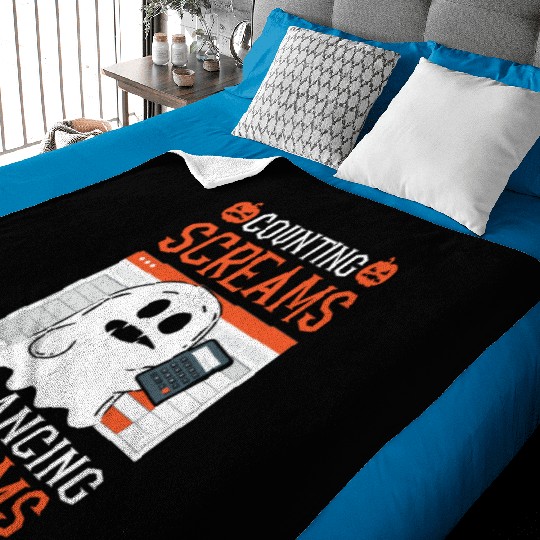 Counting Screams Balancing Dreams Halloween Baby Blankets