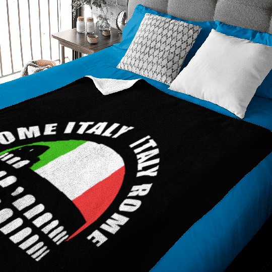 Rome Italy Tourist Guide Baby Blankets