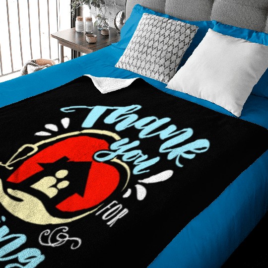 Caregiving Thank You For Caring Family Caregiver Baby Blankets