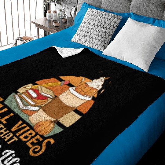 Fall Vibes That 5th Grade Life Fifth Grader Baby Blankets