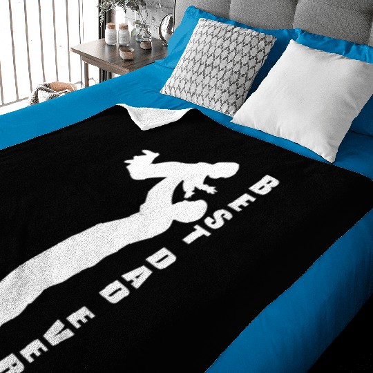 Dad Love Father Family Children Baby Blankets