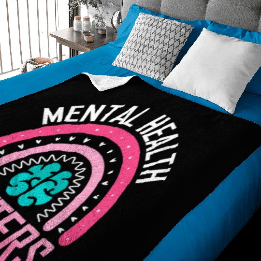 Mental health matters Baby Blankets