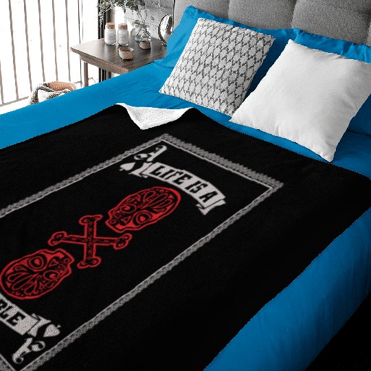 Classic Blackjack Life Is A Gamble Loves Gambling Baby Blankets