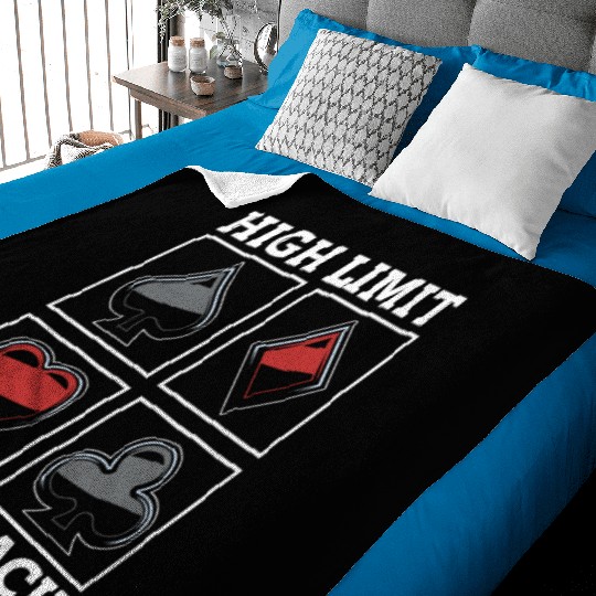 Classic Blackjack High Limit Blackjack Card Game Baby Blankets