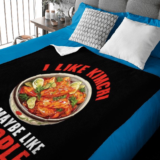 Kimchi Lover Korean Cuisine Spicy Food South Korea Baby Blankets