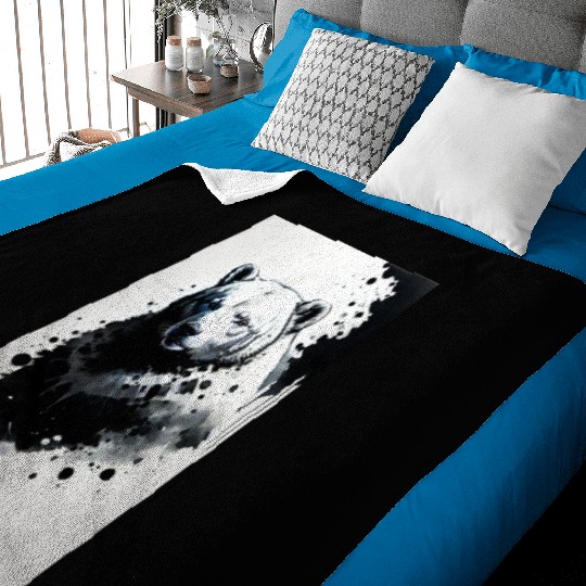 Bear Elegance: Elevate Your Style with Wilderness Baby Blankets