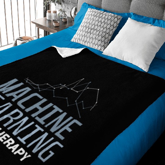 Data Science Joke Machine Learning Big Database Baby Blankets