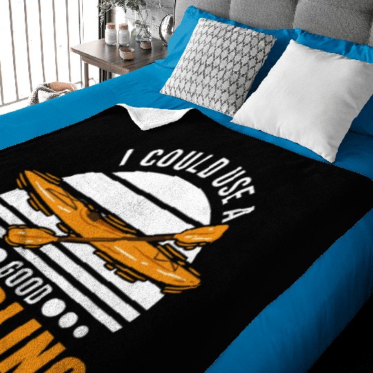 I Could Use A Good Paddling Kayak Kayaker Baby Blankets