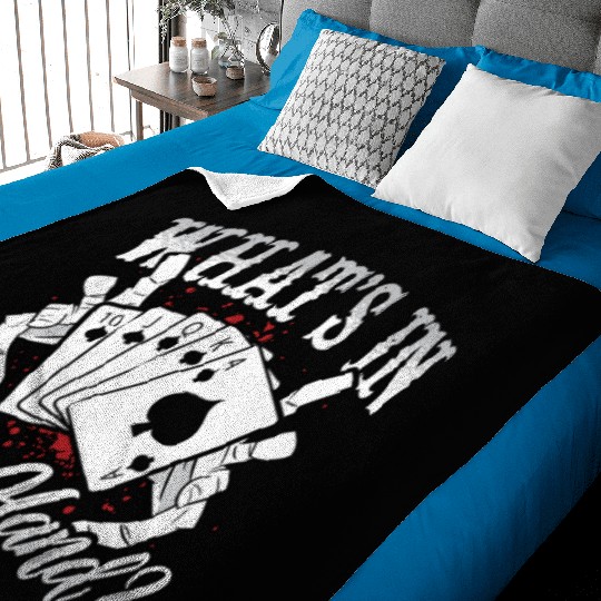 Cribbage What's In Your Hand Board Game Card Game Baby Blankets