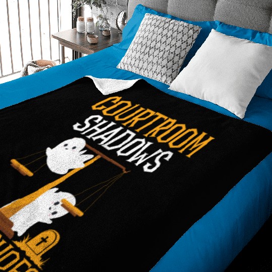Courtroom Shadows Legal Echoes Lawyer Halloween Baby Blankets