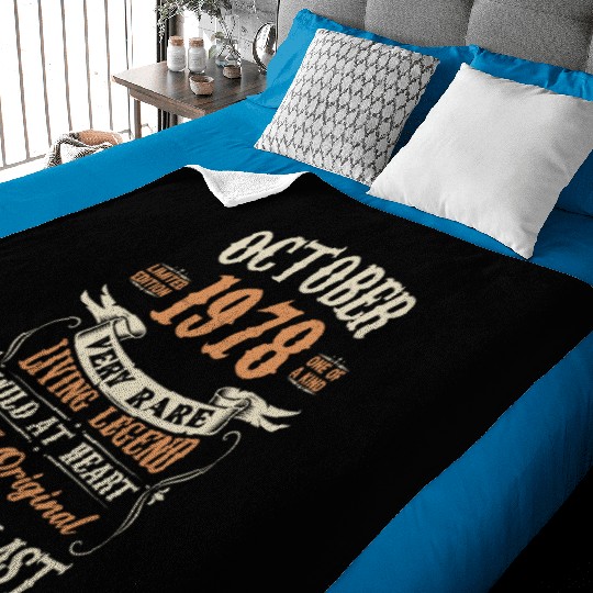 October 1978 Birthday Surprise Baby Blankets