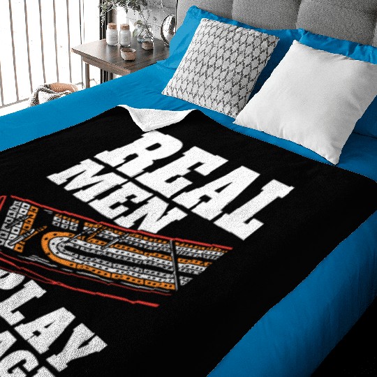 Cribbage Real Men Play Cribbage Loves Board Game Baby Blankets