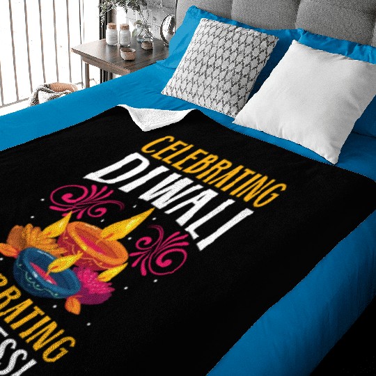 Happy Diwali Diwali Festival Indian Hindu Hinduism Baby Blankets