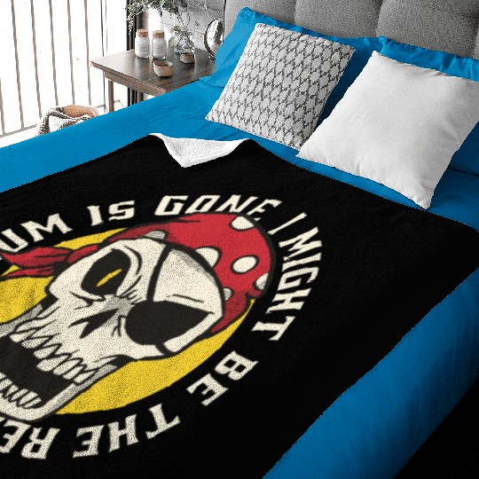 I might be the reason the rum is gone Baby Blankets