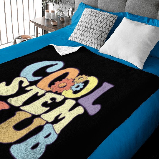 Cool STEM Club I Love Math Proud Stem Teacher Baby Blankets