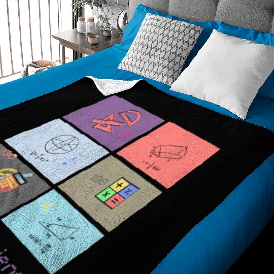 I love math and science Baby Blankets