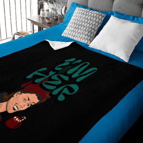 Im Her! Christmas/ Mrs. Claus design Baby Blankets