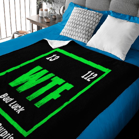 Wtf The Element Of Surprise Baby Blankets