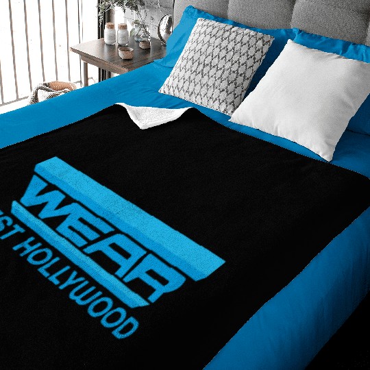 Wear West Hollywood for Music Rock Lover Baby Blankets