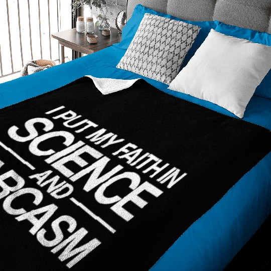 atheism science Baby Blankets