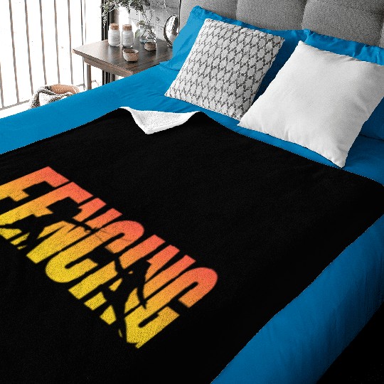 Fencing Baby Blankets