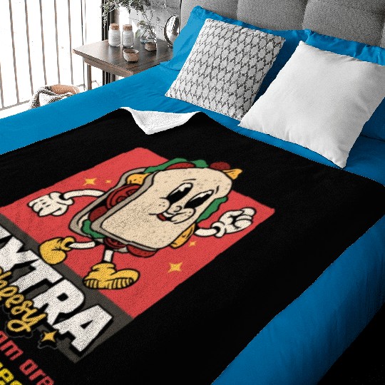 Sweet dreams are made of cheese Baby Blankets