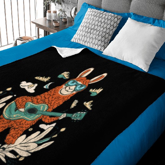 llama song Baby Blankets