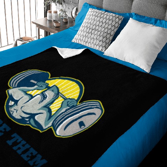 gym motivation chark design Baby Blankets