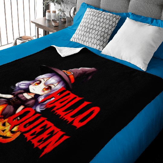 Hallo Queen Red Witch Baby Blankets