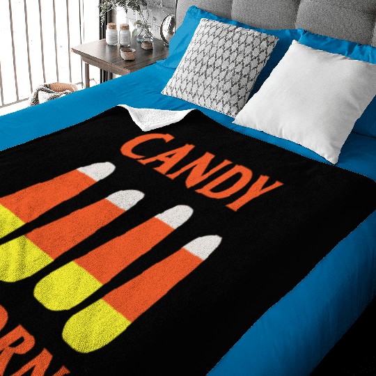 Candy Corn Punk Baby Blankets