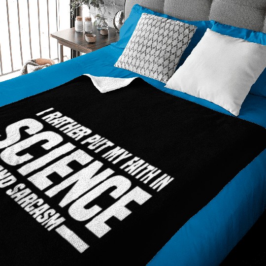 Atheism Religion Belief Atheists Science Baby Blankets