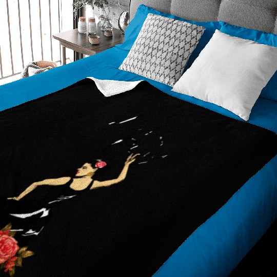 Black dancer Baby Blankets