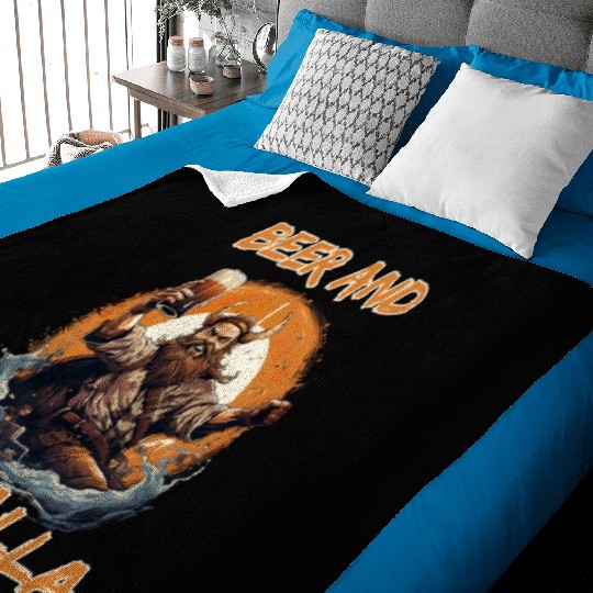 Viking World Tour Vikings Valhalla Odin for a Men Baby Blankets