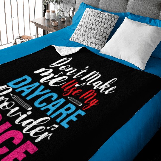 Daycare Provider Childcare Pre-k Teacher Appreciat Baby Blankets