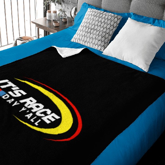 It s Race Day Y all Funny Racing Drag Baby Blankets