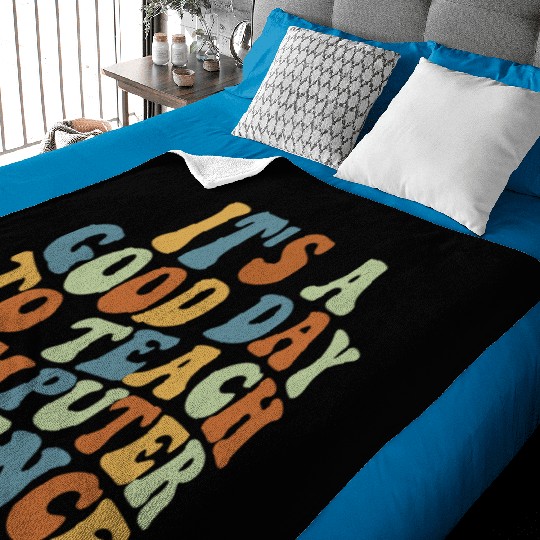 Computer Science Teacher Teacher Appreciation Baby Blankets