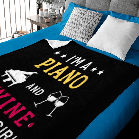 Funny Piano Teacher Women Baby Blankets