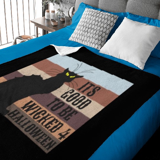 ITS GOOD TO BE WICKED 4 HALLOWEEN Baby Blankets