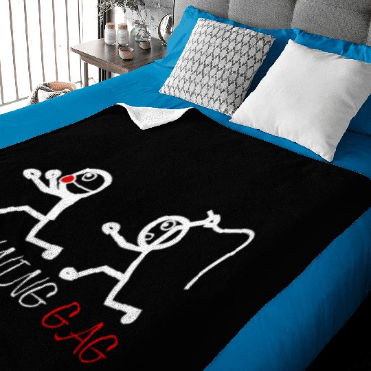 BDSM Running GAG Baby Blankets