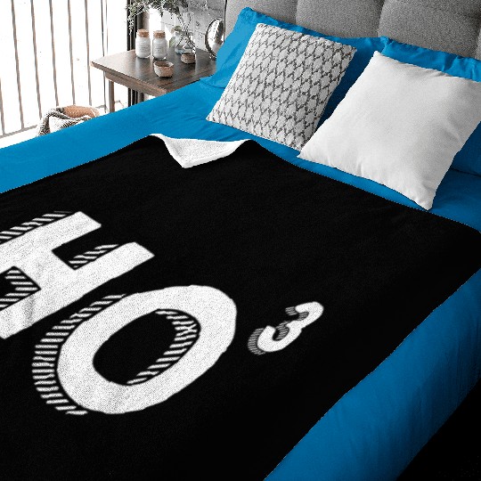 Ho Ho Ho Ho Cube Baby Blankets